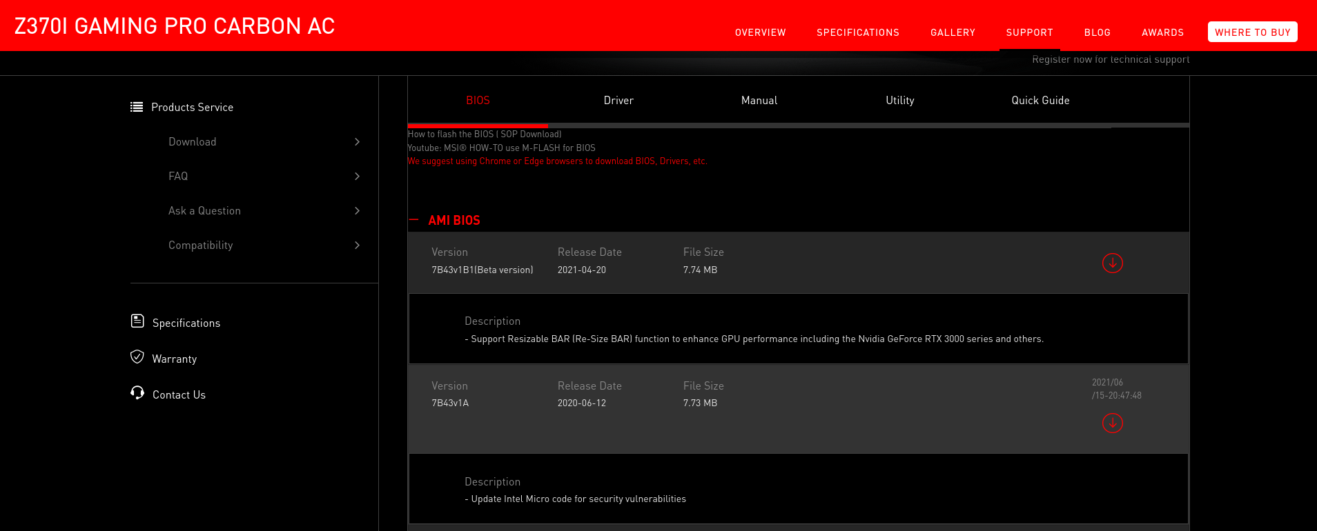 Updating the BIOS of MSI Motherboard (Linux Computer)