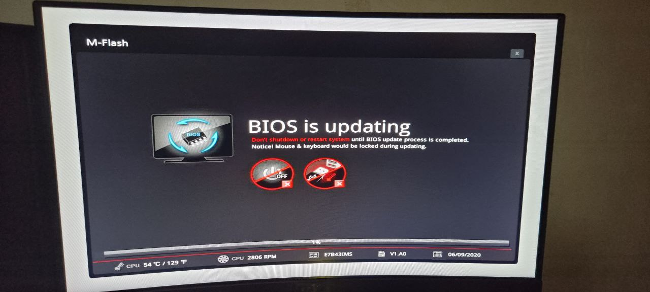 Updating the BIOS of MSI Motherboard (Linux Computer)