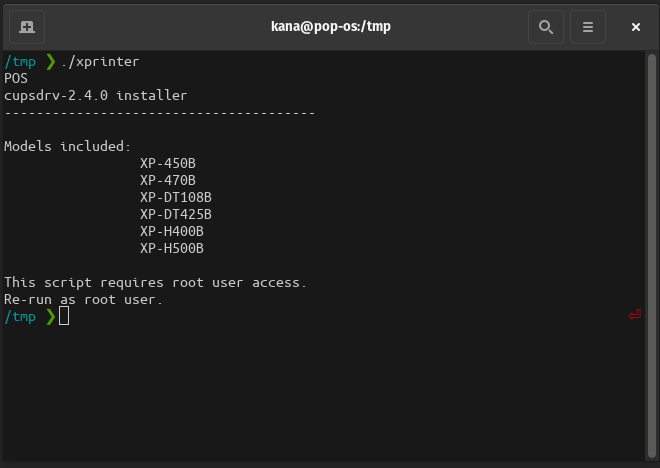 Making XP-460B Thermal Printer Work on Linux